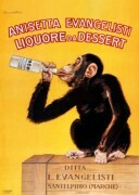małpa pijąca alkohol