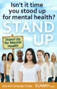 Zdobądź przyciski Stand Up for Mental Health na stronie internetowej, blogu, profilu społecznościowym